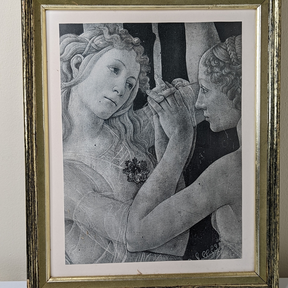La Primavera Details 3 Sandro Botticelli Italian Fine Art. Cp